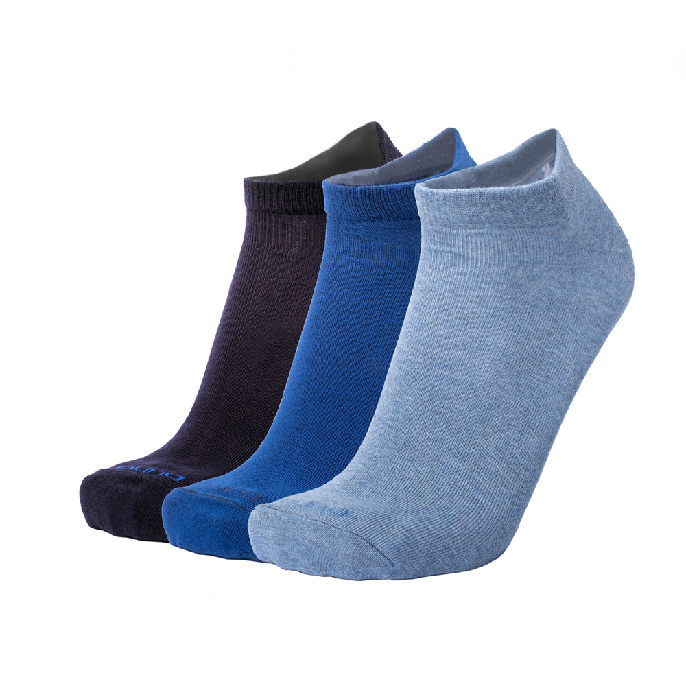 Набір шкарпеток чоловічих з 3-х пар демісезонних, коротких із бавовни DUNA 1064