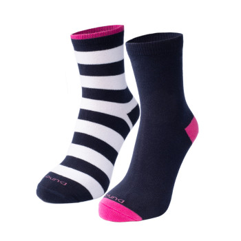 Набор детских демисезонных носков из 2-х пар, с хлопка для девочек DUNA 1068