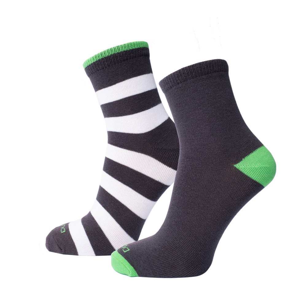 Набор детских демисезонных носков из 2-х пар, с хлопка для девочек DUNA 1068