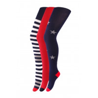 Колготки детские из трех пар DUNA 1095-1