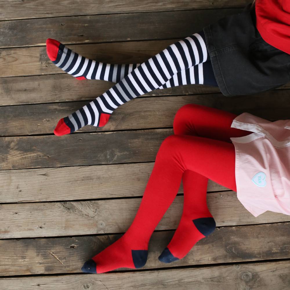 Набір з 3-х пар. Колготки бавовняні дитячі DUNA 1095-1