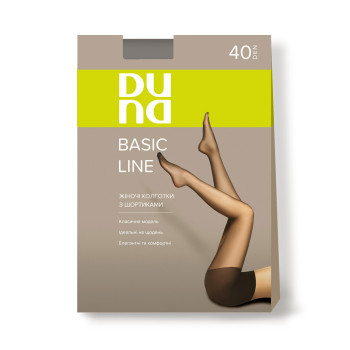 Колготки женские с шортиками, 40 DEN DUNA 1102