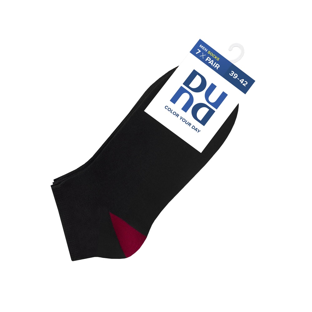 Набір шкарпеток чоловічих бавовняних демісезонних з 7-и пар DUNA 1517