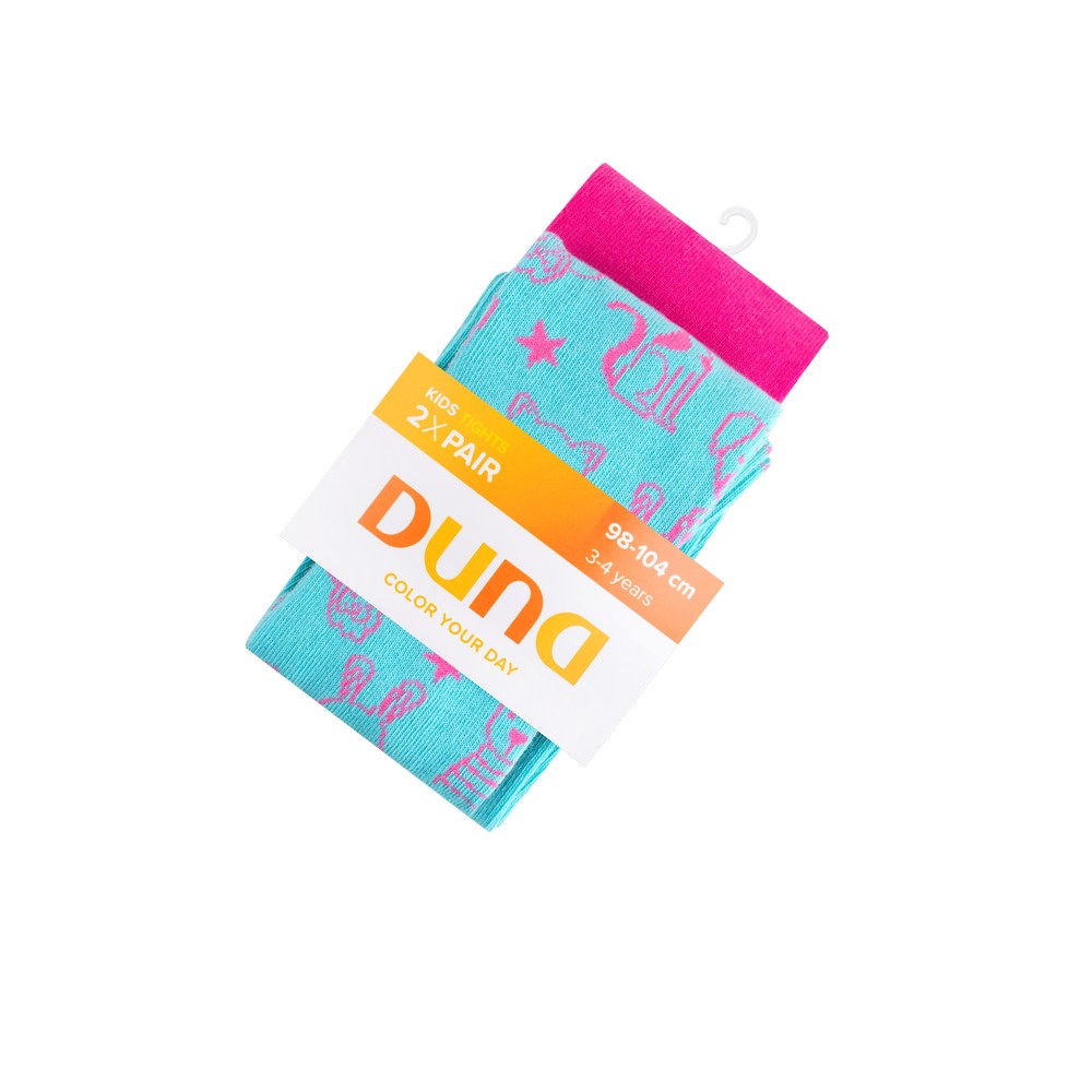 Колготки детские из двух пар для девочек DUNA 1589 Колготки детские из двух пар для девочек DUNA 1589