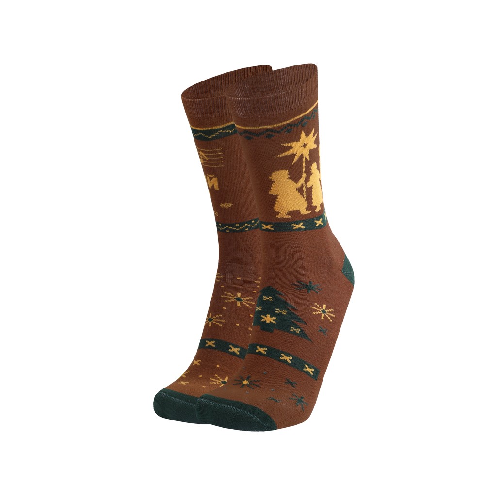 Набор носков «Щедрий вечір» из 2-х пар, махровый след DUNA 1631