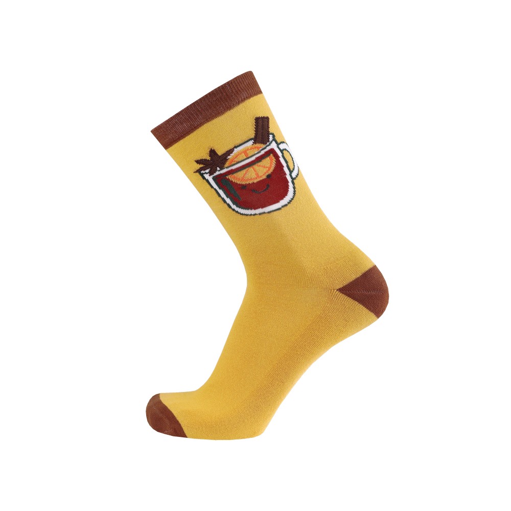 Набор носков «Щедрий вечір» из 2-х пар, махровый след DUNA 1631