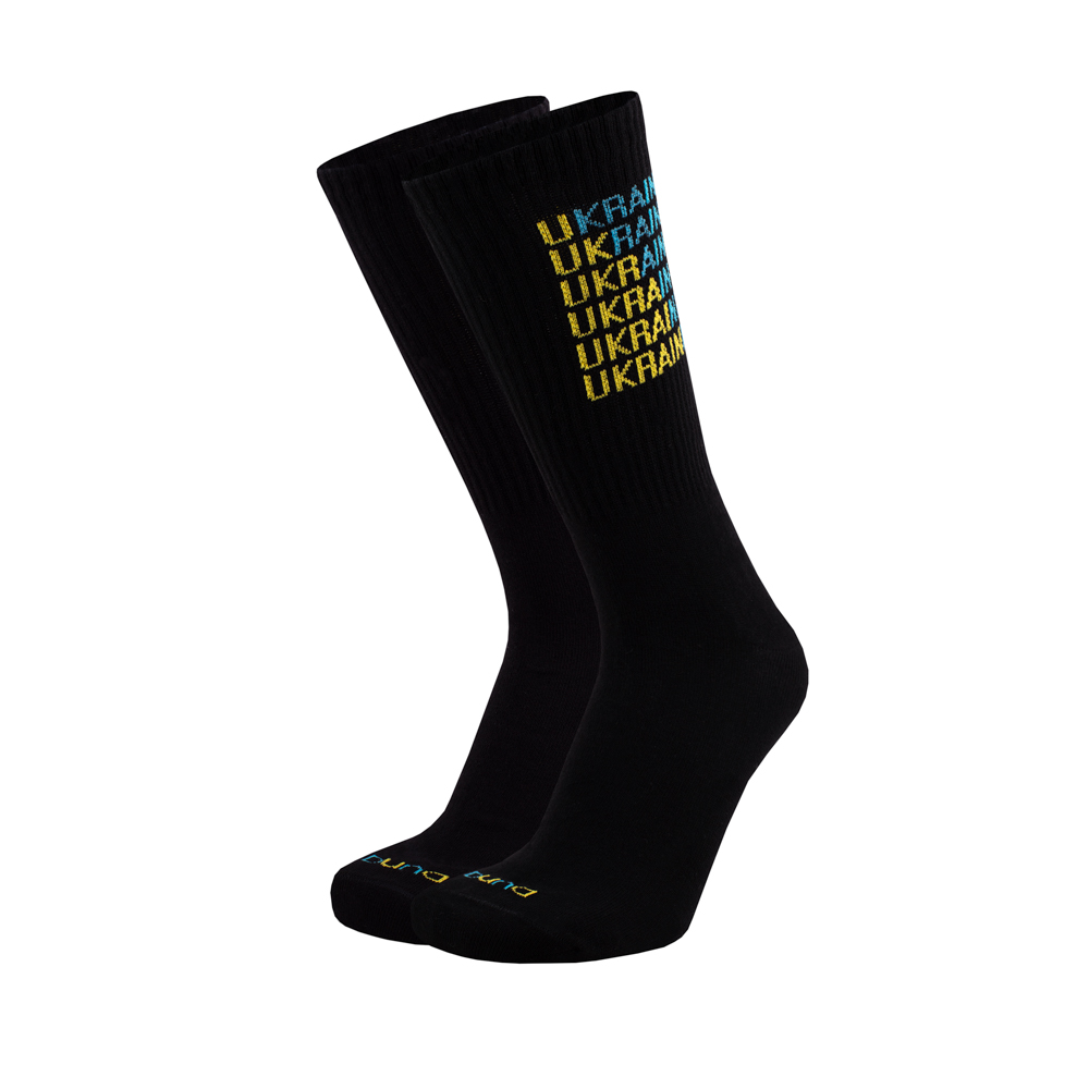 Носки патриотические женские UKRAINE демисезонные - DUNA 3358