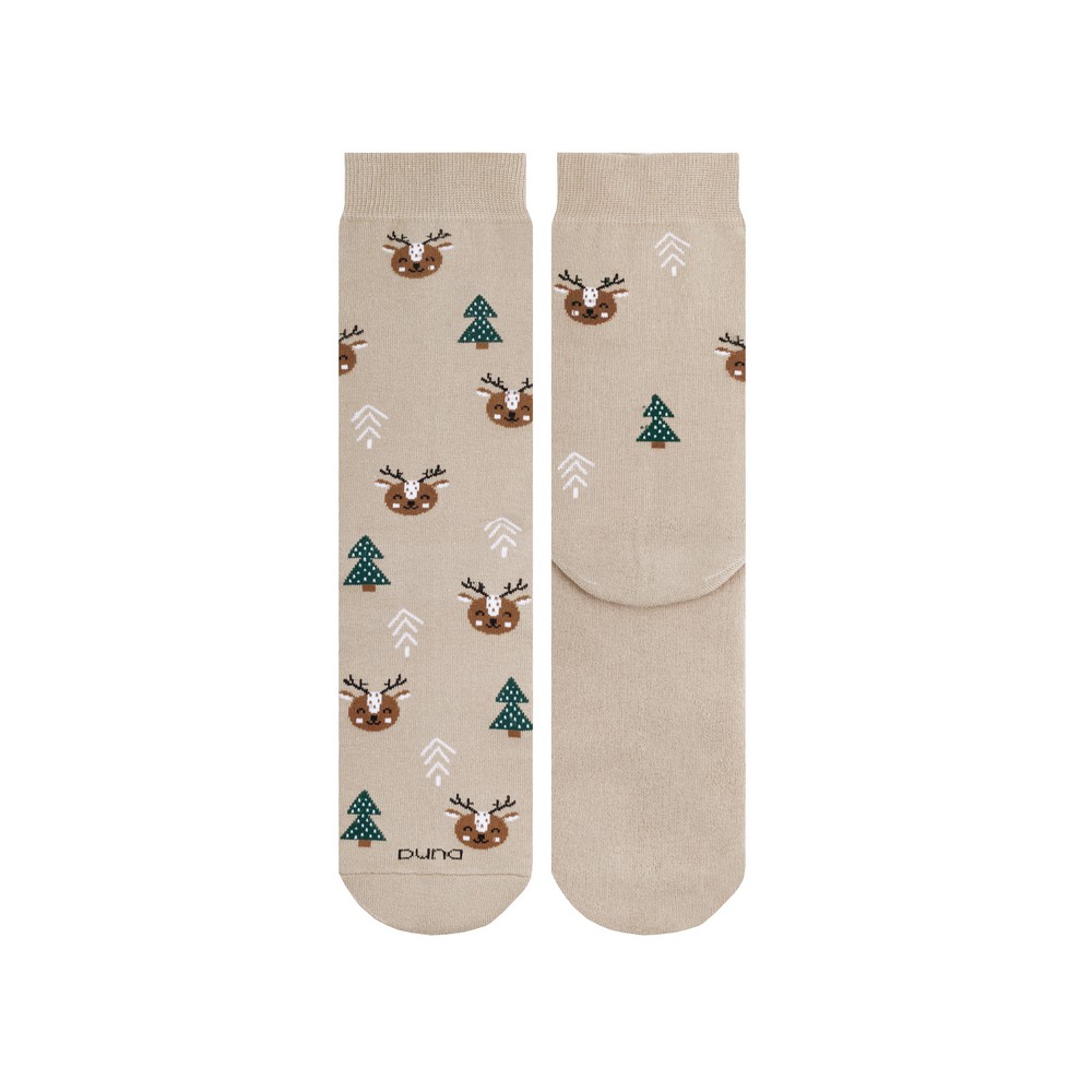 Носки женские зимние хлопковые, с махровым следом DUNA 3109