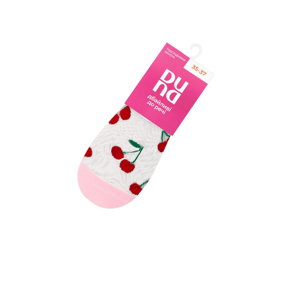 Сліди жіночі «Вишні», бавовна та поліамід  DUNA 3407
