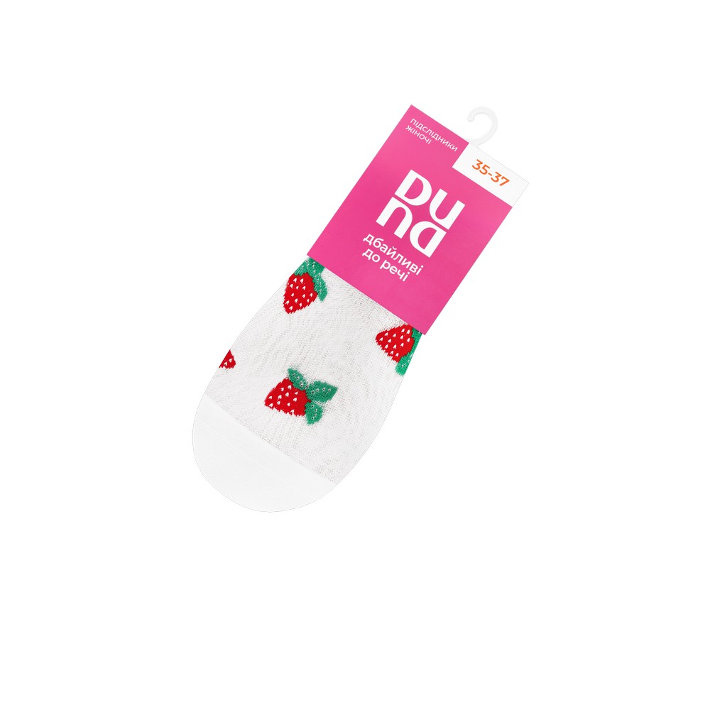 Сліди жіночі «Полуниця», бавовна та поліамід  DUNA 3408