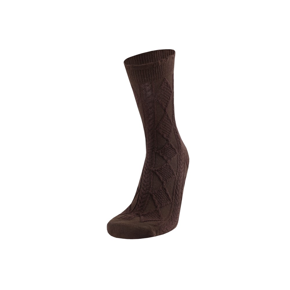 Женские носки с плетеным узором DUNA 3433