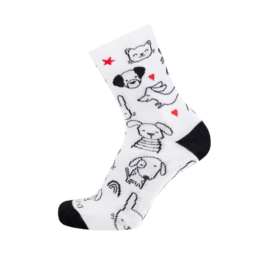 Набір шкарпеток дитячих "Розмальовка" та маркери для текстилю DUNA 4095-1