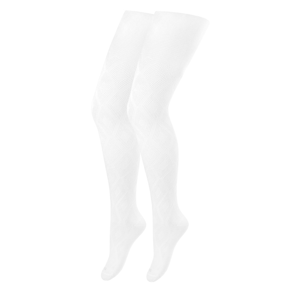 Колготки дитячі демісезонні ажурні для дівчинки, з бавовни DUNA 4370