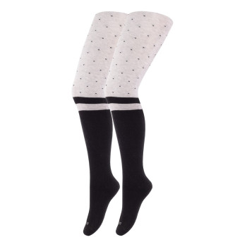 Колготки детские с имитацией получулок, демисезонные DUNA 4430