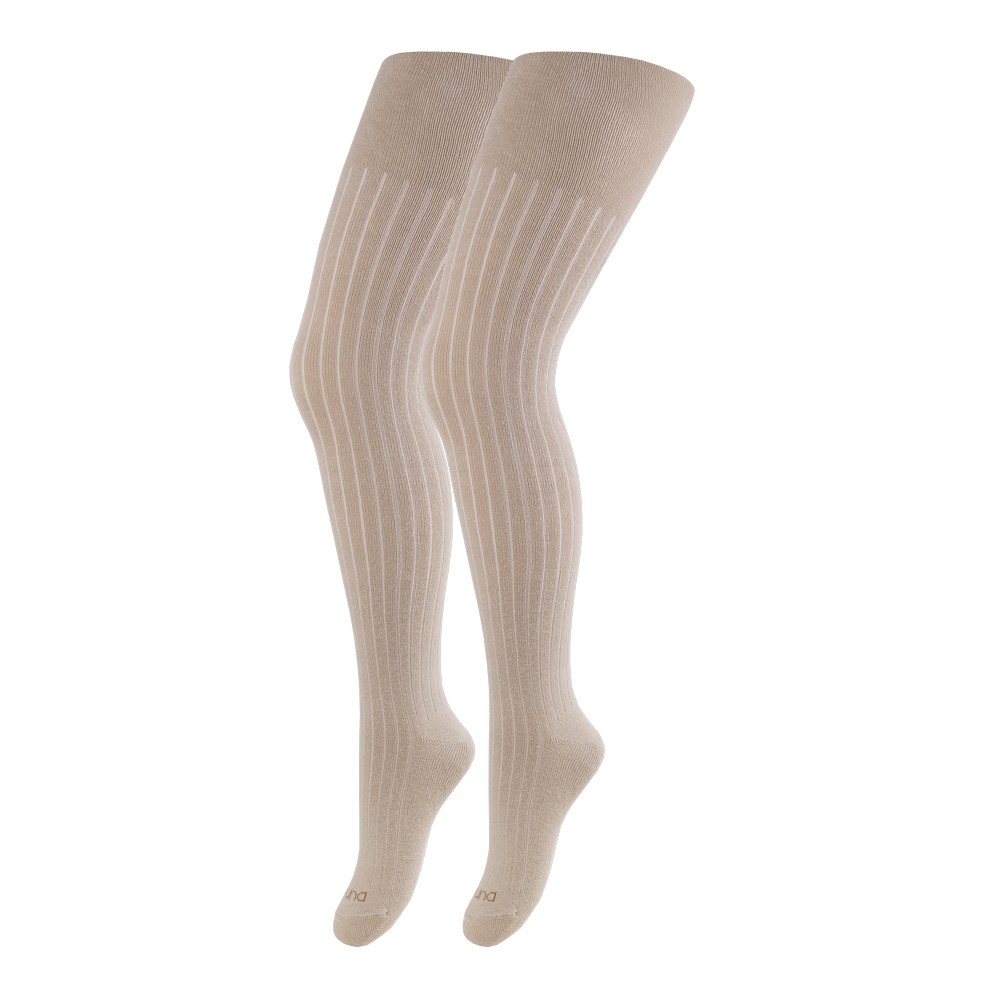 Колготки дитячі в рубчик демісезонні, з бавовни DUNA 4442