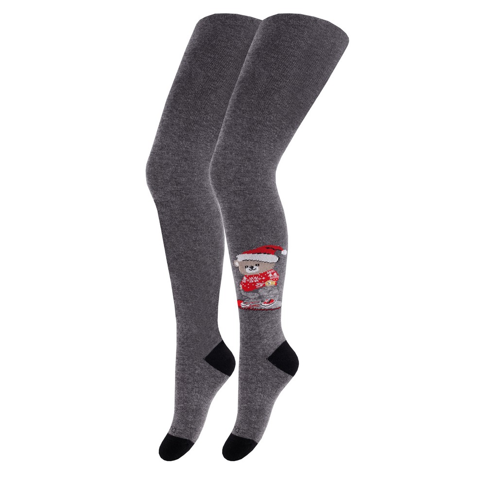 Колготки детские зимние,  с махровым следом DUNA 4466