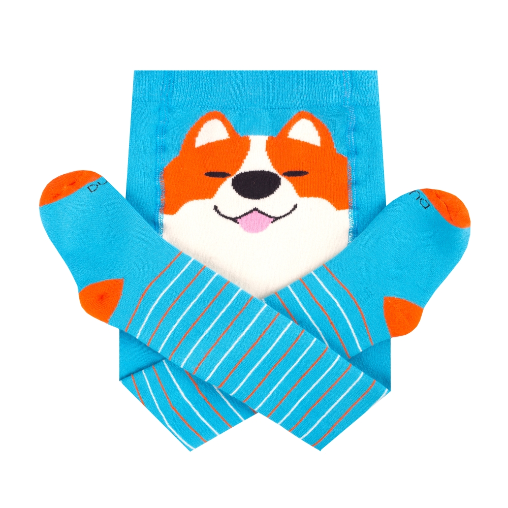 Колготки демисезонные хлопчатобумажные для младенцев, с широким клином на подгузник DUNA 4941