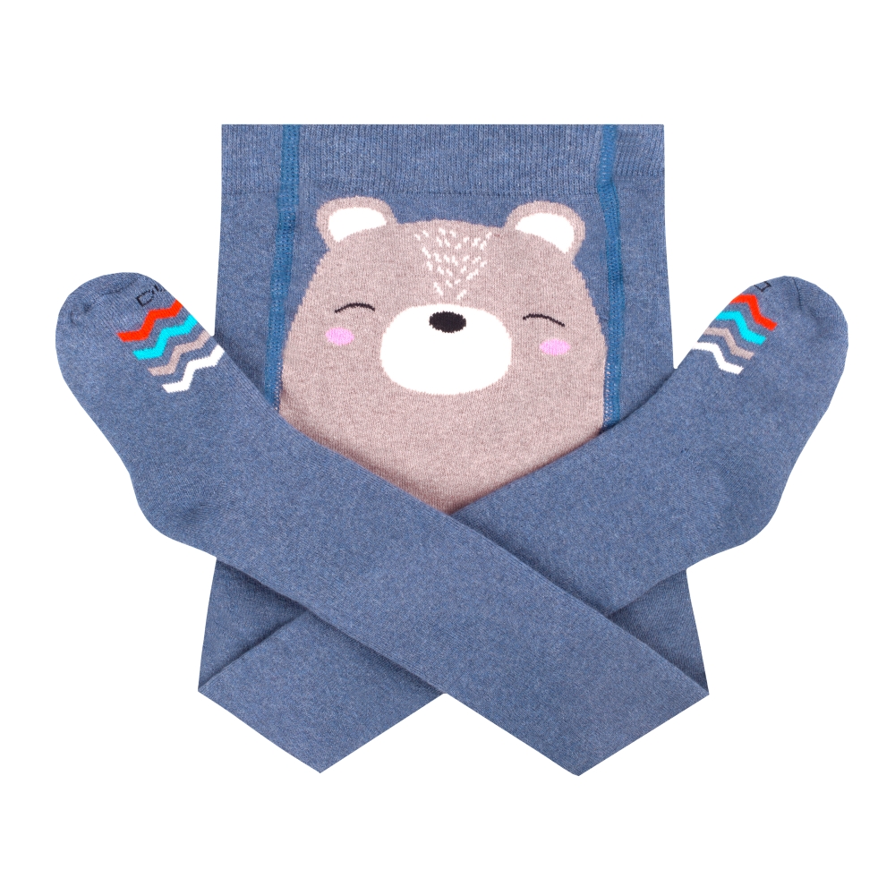 Колготки демисезонные хлопчатобумажные для младенцев, с широким клином на подгузник DUNA 4942