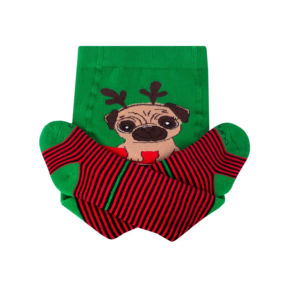 Колготки детские зимние, хлопковые, с внутренним плюшем DUNA 4943