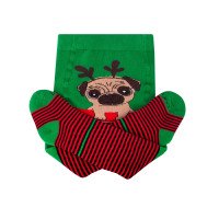 Колготки зимові бавовняні для немовлят, з широким клином на підгузок DUNA 4943