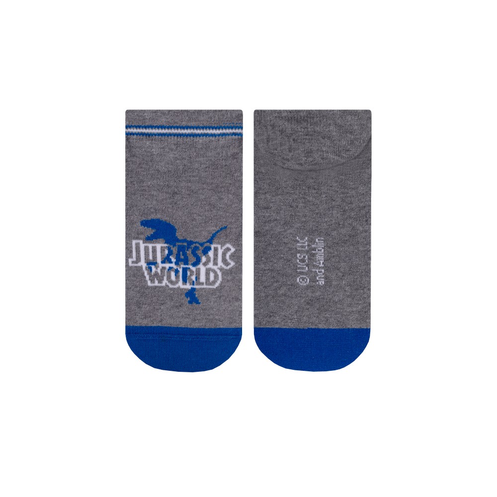 Шкарпетки чоловічі короткі, сліди «Jurassic world» DUNA 5206