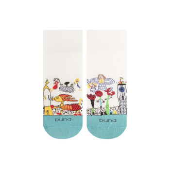Носки "Малюємо Україну", короткие демисезонные DUNA 5660