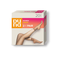 Шкарпетки жіночі 20 DEN поліамідні, набір із 2-х пар DUNA 550