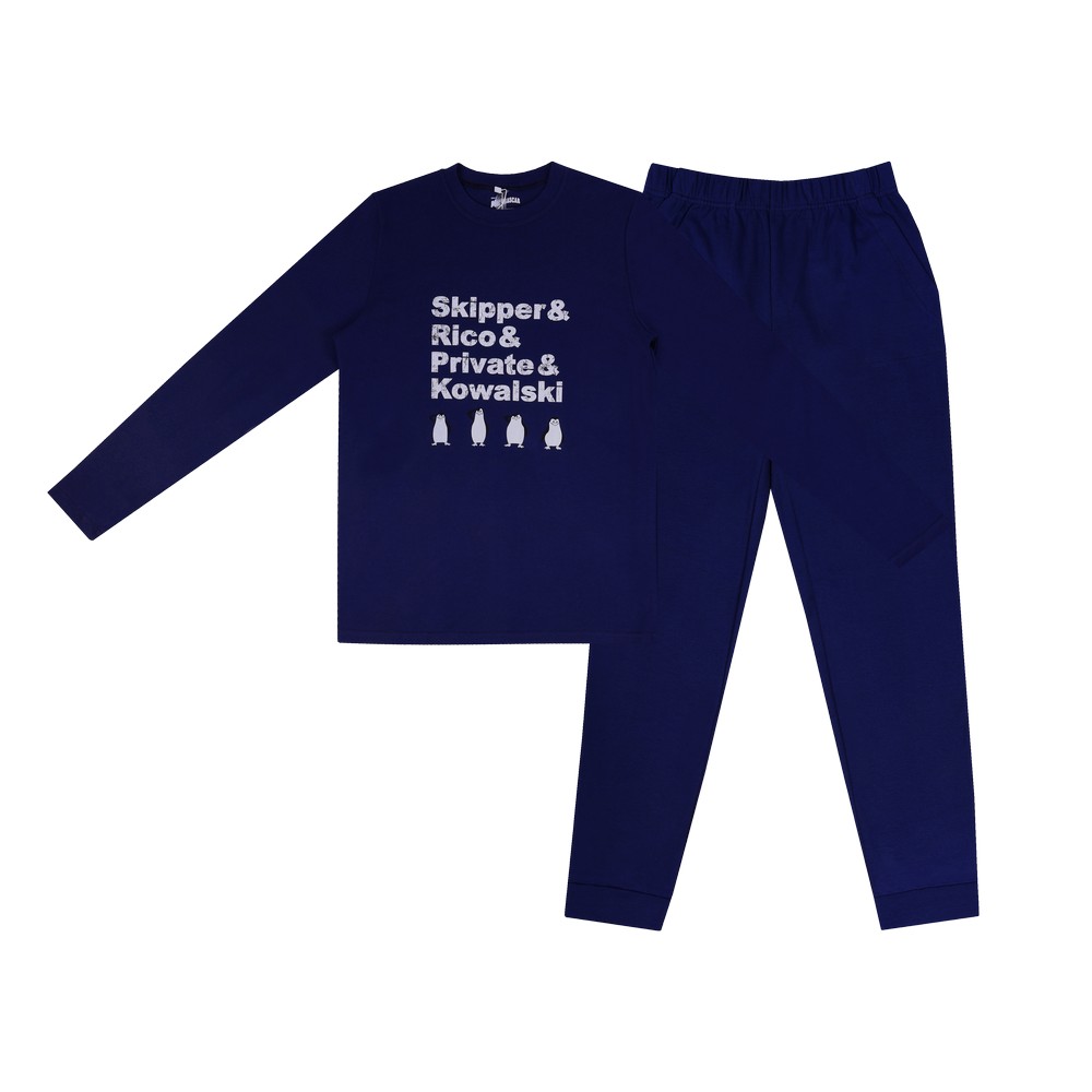 Пижама мужская «Пингвины Мадагаскар» DUNA 6627