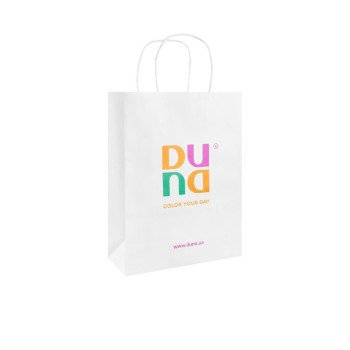 Подарочный пакет DUNA белый